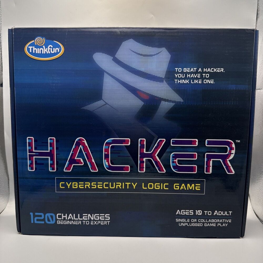 ThinkFun HACKER Cybersecurity Logic Game Coding Game - NEW SEALED!